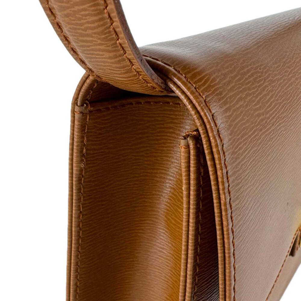 CHRISTIAN DIOR Brown Leather Shoulder Bag - Picture 6 of 12